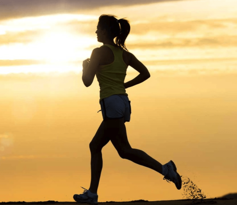 woman exercising